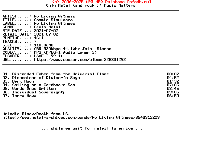 No_Living_Witness-Cosmic_Simulacra-WEB-2021