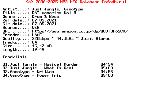 Just_Jungle_And_Genotype-Dat_Memories_Vol_8-(GLABDM008)-WEB-2021