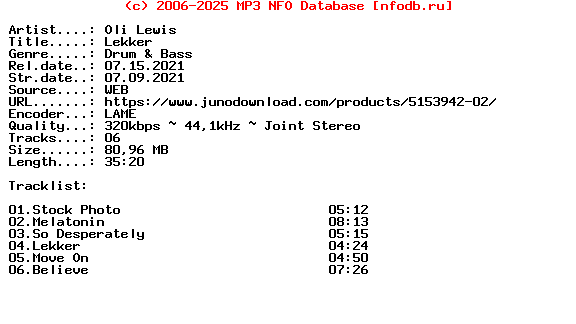 Oli_Lewis-Lekker-(SDR019)-WEB-2021