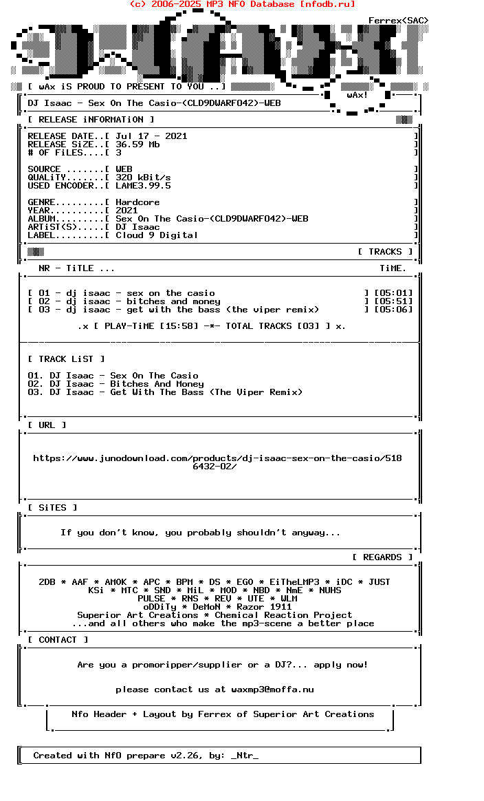 Dj_Isaac-Sex_On_The_Casio-(CLD9DWARF042)-WEB-2021