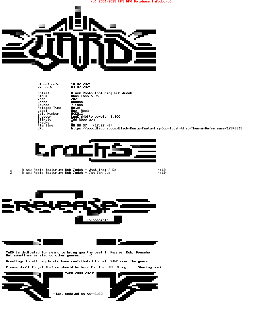 Black_Roots_Featuring_Dub_Judah-What_Them_A_Do-(RCK012)-7Inch_Vinyl-2021-YARD