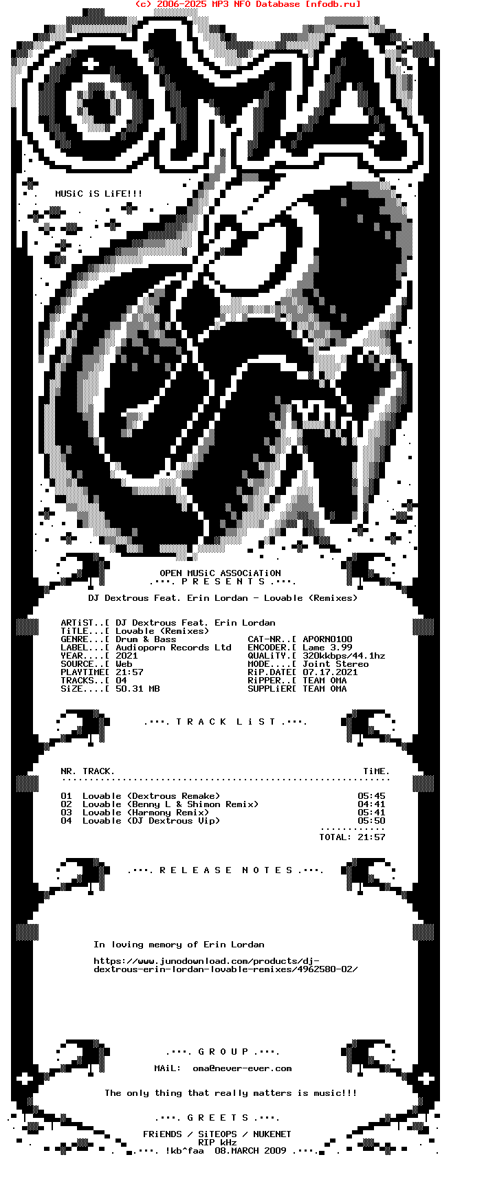 Dj_Dextrous_Feat._Erin_Lordan--Lovable_(REMIXES)-(APORN0100)-WEB-2021-OMA