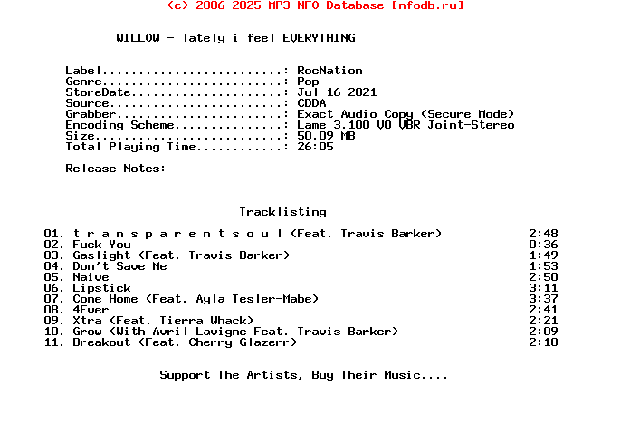Willow-Lately_I_Feel_Everything-2021