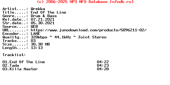 Wrekka-End_Of_The_Line-(DBA051)-WEB-2021