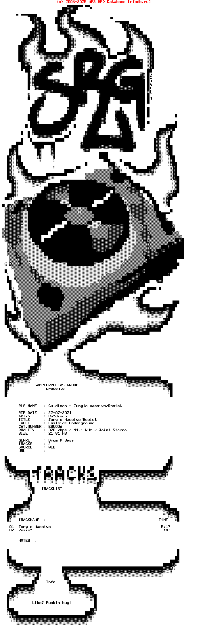 Cutdisco_-_Jungle_Massive__Resist-(ESU006)-WEB-2021-SRG