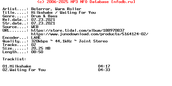 Beterror_And_Warm_Roller-Milkshake__Waiting_For_You-(WARM060)-WEB-2021
