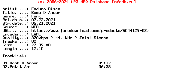 Enduro_Disco-Bomb_D_Amour-(TREP035D)-WEB-2021