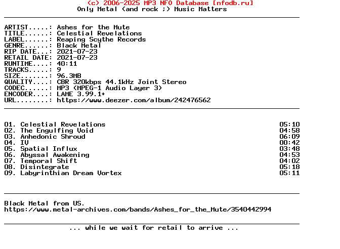 Ashes_For_The_Mute-Celestial_Revelations-WEB-2021