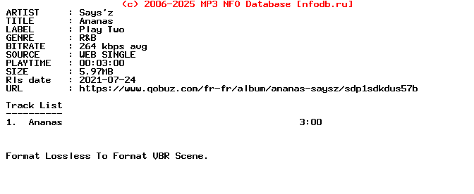 Saysz-Ananas-Single-WEB-FR-2021-Guests