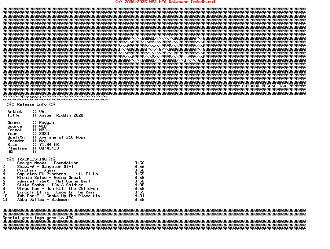 VA-Answer_Riddim_2020-WEB-2020-Orj_Int