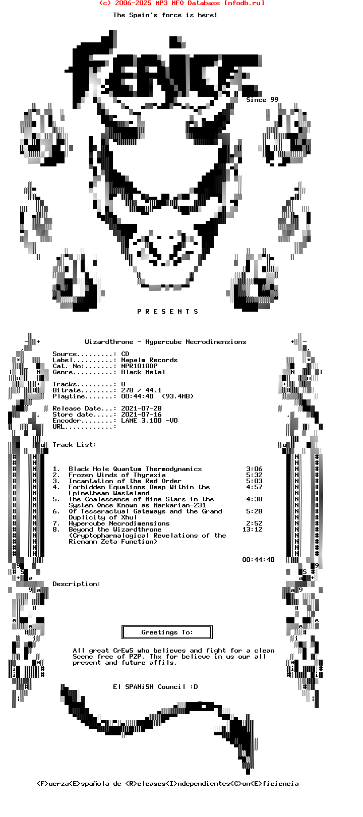 Wizardthrone-Hypercube_Necrodimensions-(NPR1010DP)-CD-2021