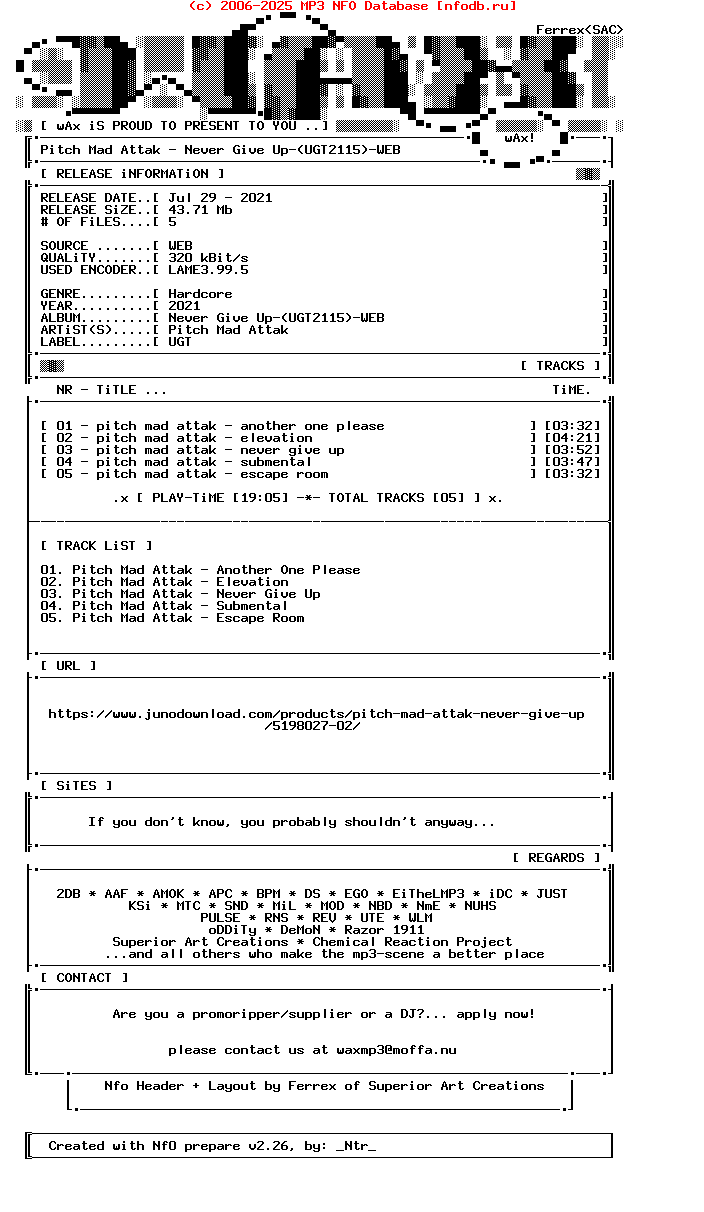 Pitch_Mad_Attak-Never_Give_Up-(UGT2115)-WEB-2021