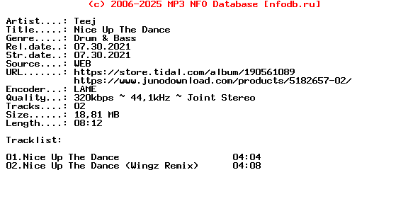 Teej-Nice_Up_The_Dance-(BOWLCUT009)-WEB-2021