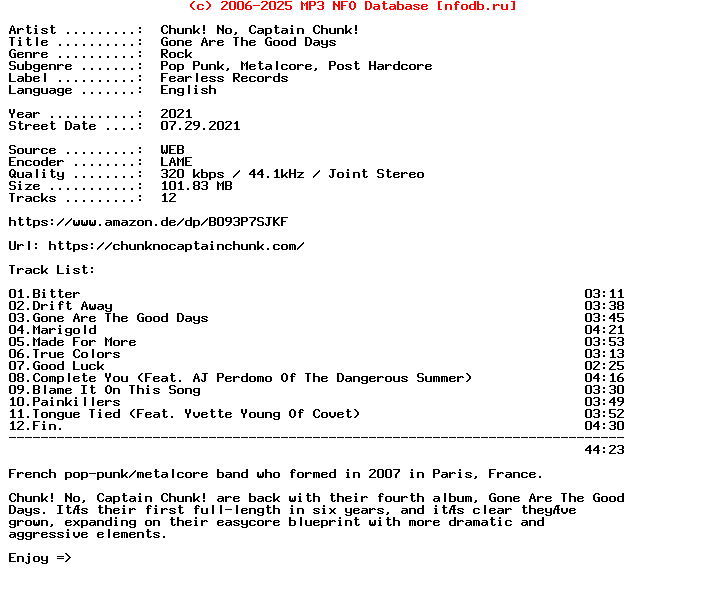 Chunk_No_Captain_Chunk-Gone_Are_The_Good_Days-WEB-2021