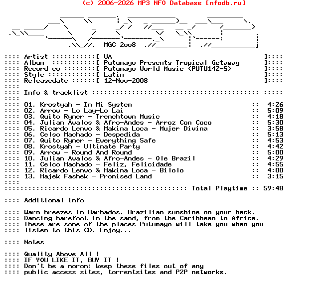 VA-Putumayo_Presents_Tropical_Getaway-CD-1998-MGC