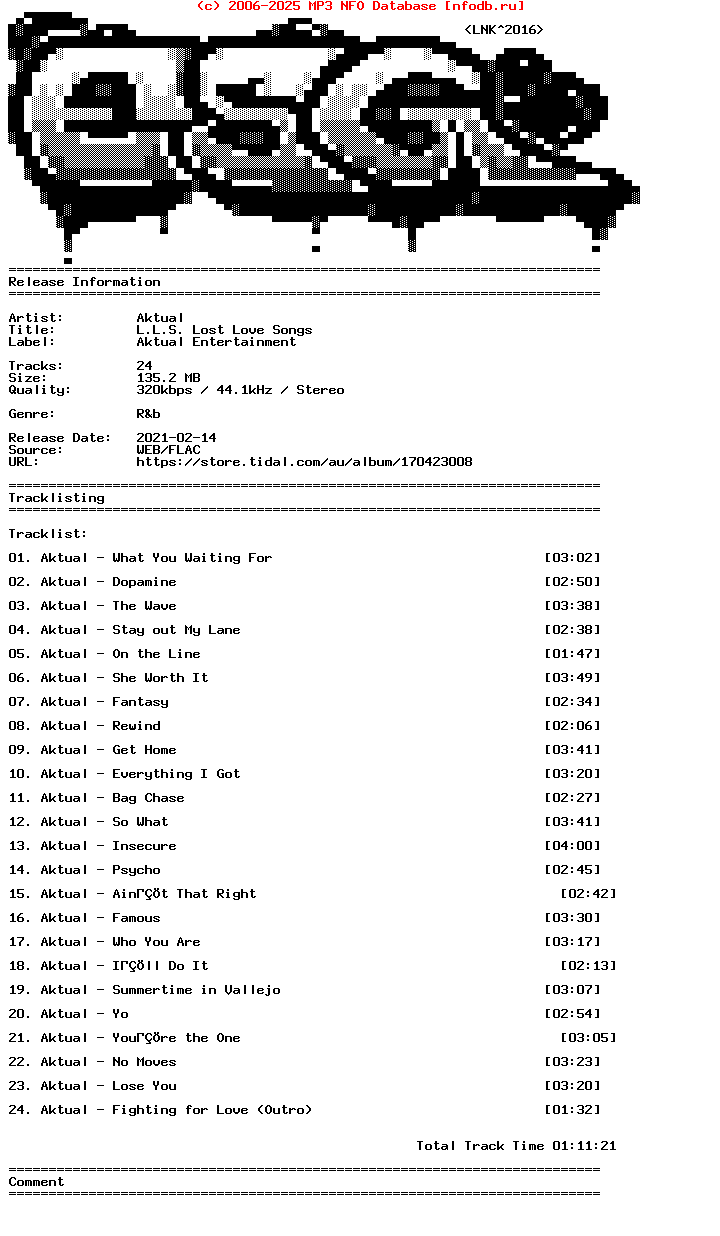 Aktual-L.L.S._Lost_Love_Songs-WEB-2021