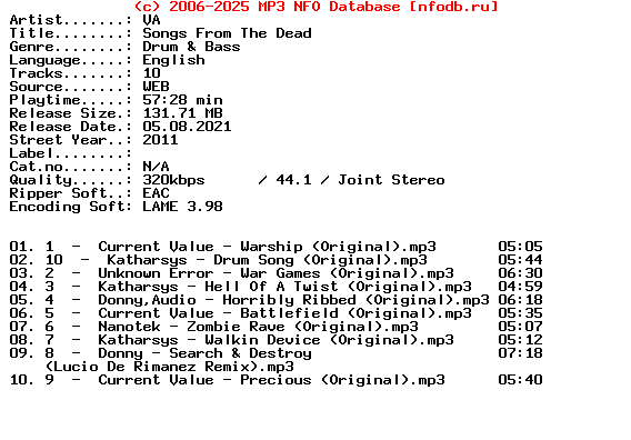 VA-Songs_From_The_Dead-2011-XTC