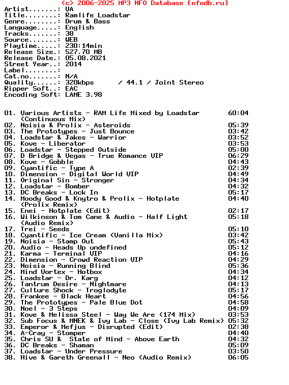 VA-Ramlife_Loadstar-2014-XTC