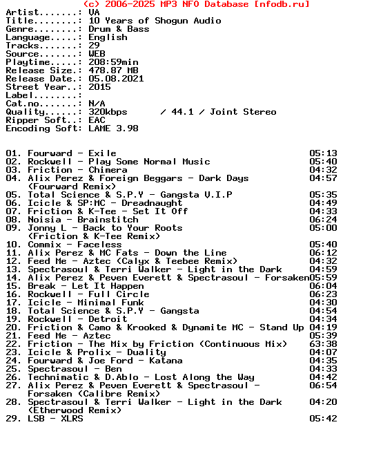 VA-10_Years_Of_Shogun_Audio-2015-XTC