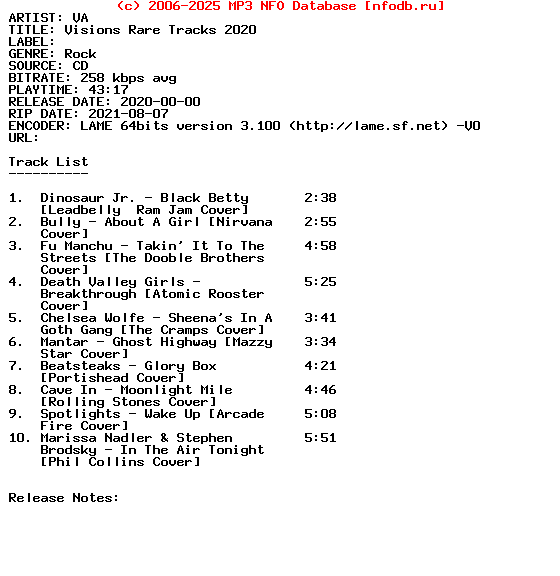 VA-Visions_Rare_Tracks_2020-MAG-2020
