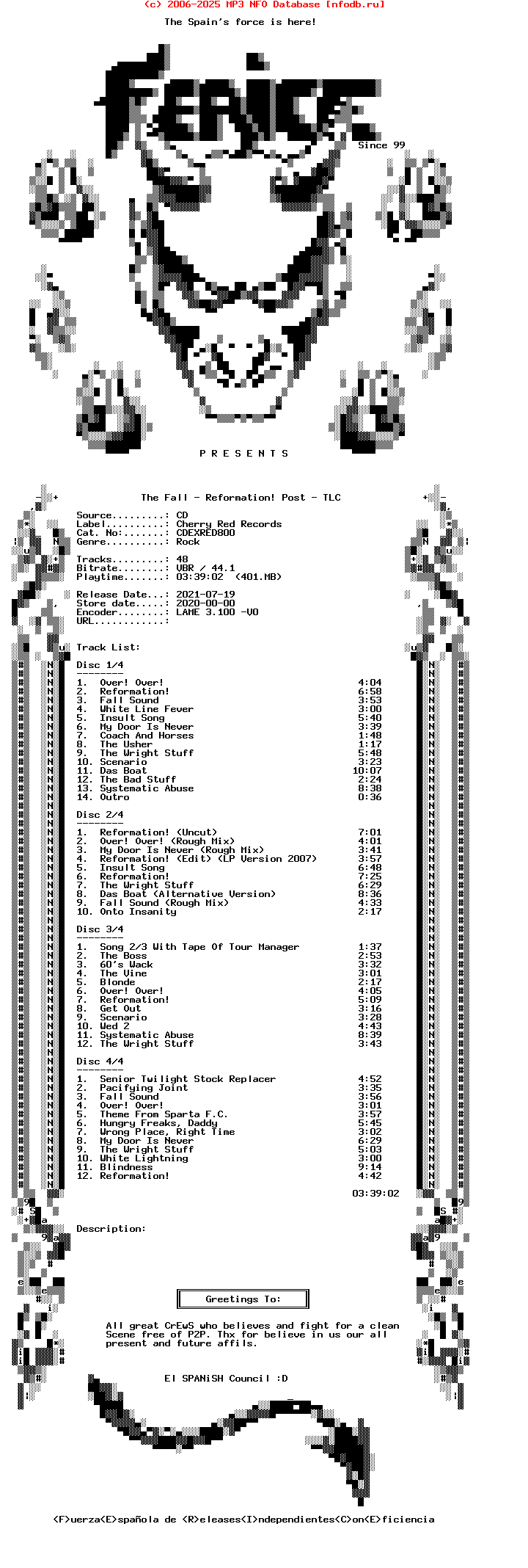 The_Fall-Reformation_Post_-_Tlc-(CDEXRED800)-Reissue_Remastered-4CD-2020-Ferice