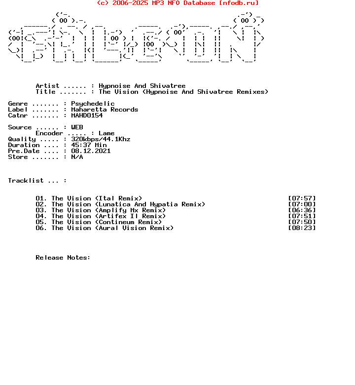 Hypnoise_And_Shivatree-The_Vision_Hypnoise_And_Shivatree_Remixes-WEB-2021-Falcon_Int