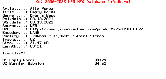 Alix_Perez-Empty_Words-(ONEF036)-WEB-2021