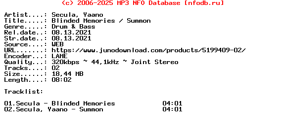 Secula_And_Yaano-Blinded_Memories__Summon-(DIVIDID019)-WEB-2021