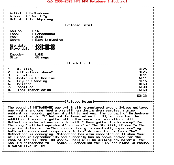 Methadrone-Sterility-2008
