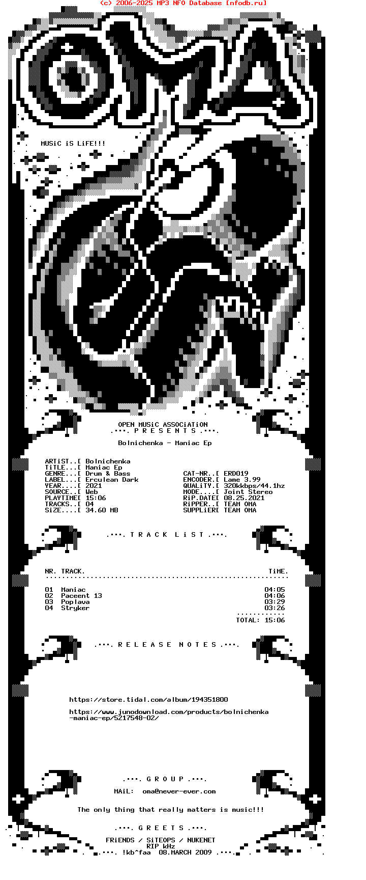 Bolnichenka--Maniac_Ep-(ERD019)-WEB-2021-OMA