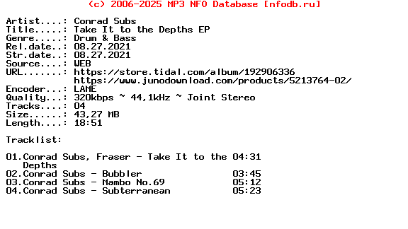 Conrad_Subs-Take_It_To_The_Depths_Ep-(FORM12226)-WEB-2021