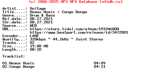 Voltage-Heaux_Music__Congo_Bongo-(CRIT180)-WEB-2021