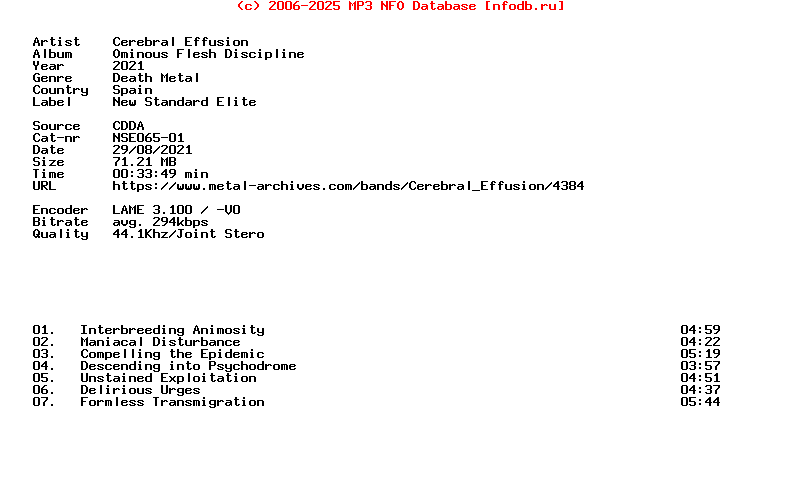 Cerebral_Effusion-Ominous_Flesh_Discipline-CD-2021