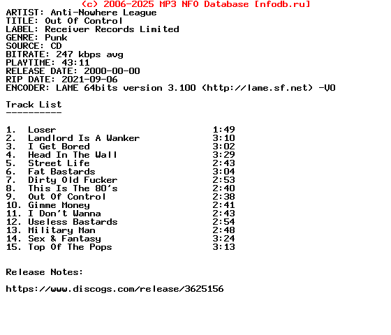 Anti-Nowhere_League-Out_Of_Control-2000