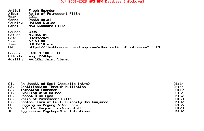 Flesh_Hoarder-Relic_Of_Putrescent_Filth-CD-2021