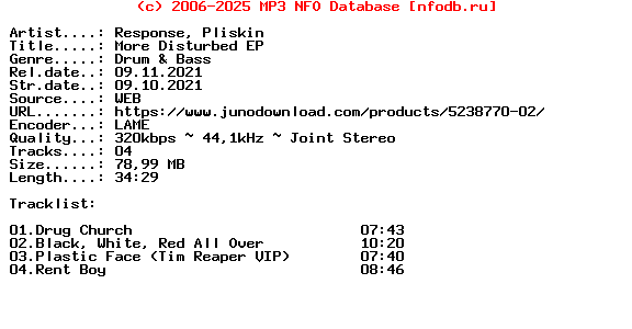 Response_And_Pliskin-More_Disturbed_Ep-(LORE012)-WEB-2021
