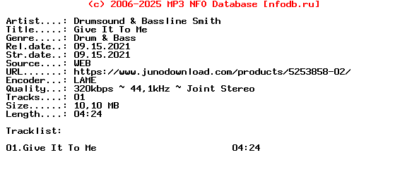 Drumsound_And_Bassline_Smith-Give_It_To_Me-(DNBA057A)-Single-WEB-2021