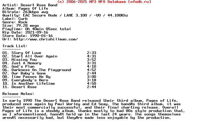 Desert_Rose_Band-Pages_Of_Life-1990