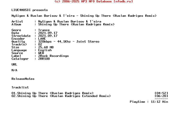 Nytigen_And_Ruslan_Borisov_And_Teira_-_Shining_Up_There_(RUSLAN_RADRIGES_REMIX)-(2RR108)-WEB-2021