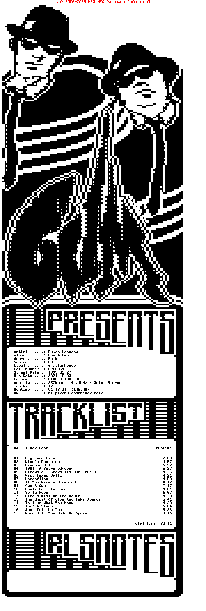 Butch_Hancock-Own_And_Own-CD-1995