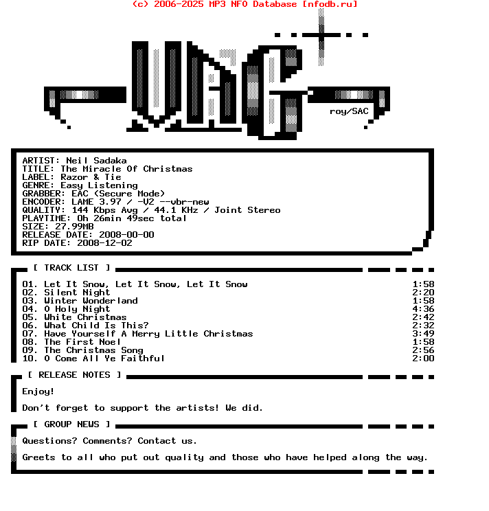 Neil_Sadaka-The_Miracle_Of_Christmas-2008