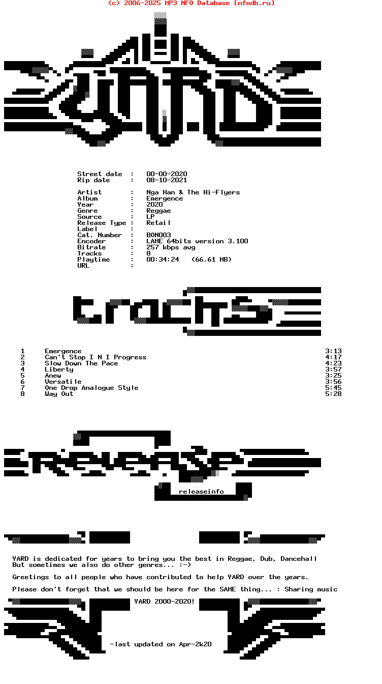 Nga_Han_And_The_Hi-Flyers-Emergence-(BON003)-Lp-2020-YARD