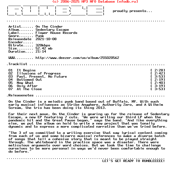 On_The_Cinder-Sedentary_Escape-(WEB)-2021