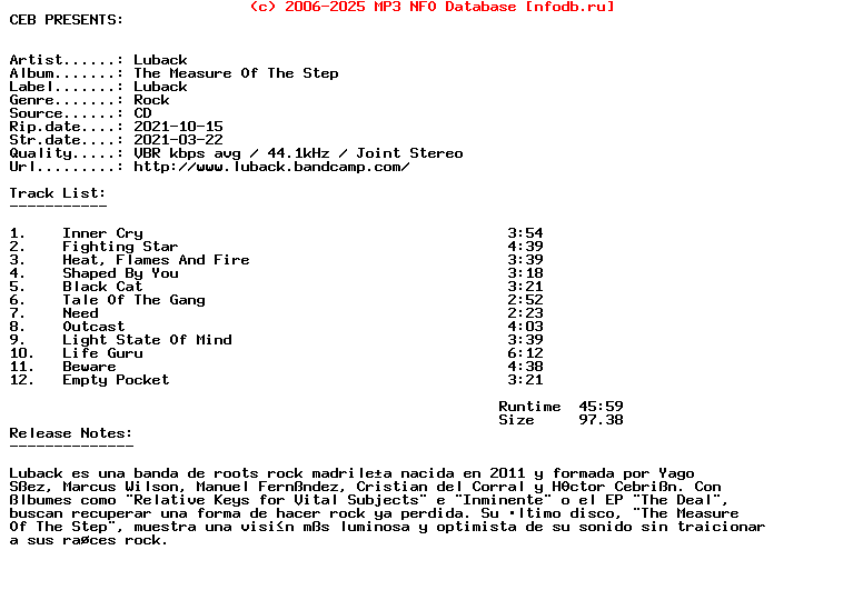 Luback-The_Measure_Of_The_Step-2021