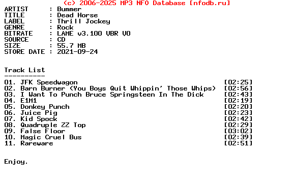 Bummer-Dead_Horse-2021