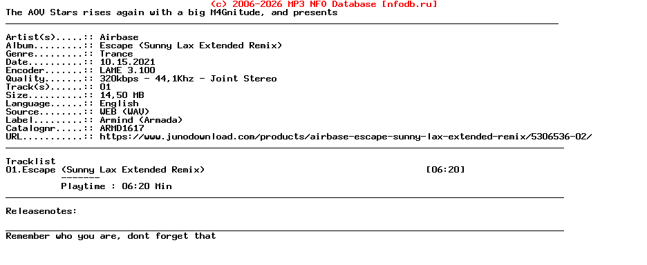 Airbase-Escape_(SUNNY_LAX_EXTENDED_REMIX)-(ARMD1617)-Single-WEB-2021
