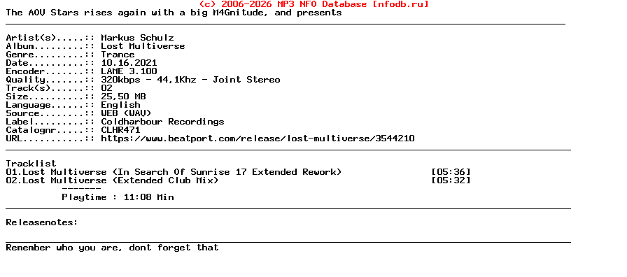 Markus_Schulz-Lost_Multiverse-(CLHR471)-WEB-2021