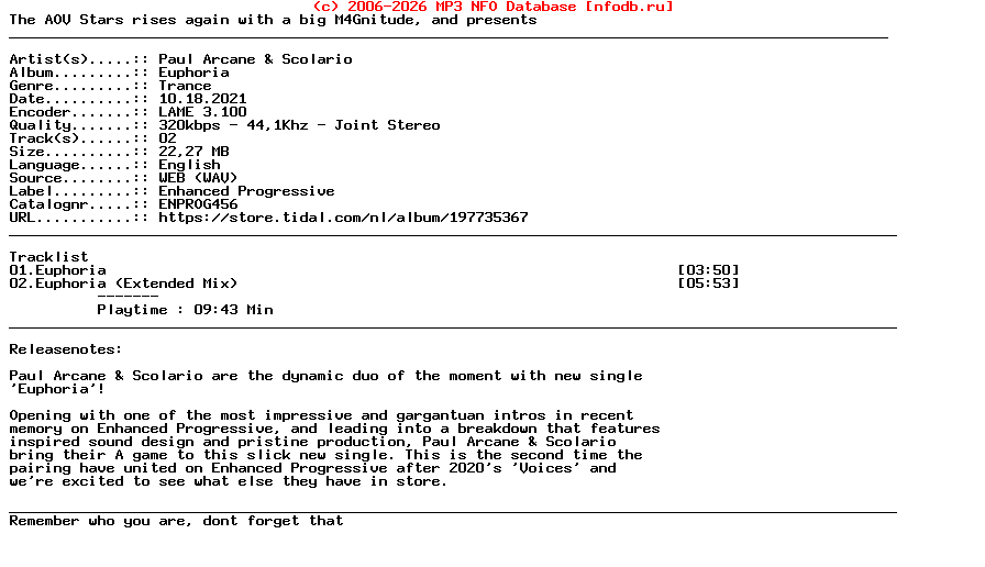 Paul_Arcane_And_Scolario-Euphoria-(ENPROG456)-WEB-2021