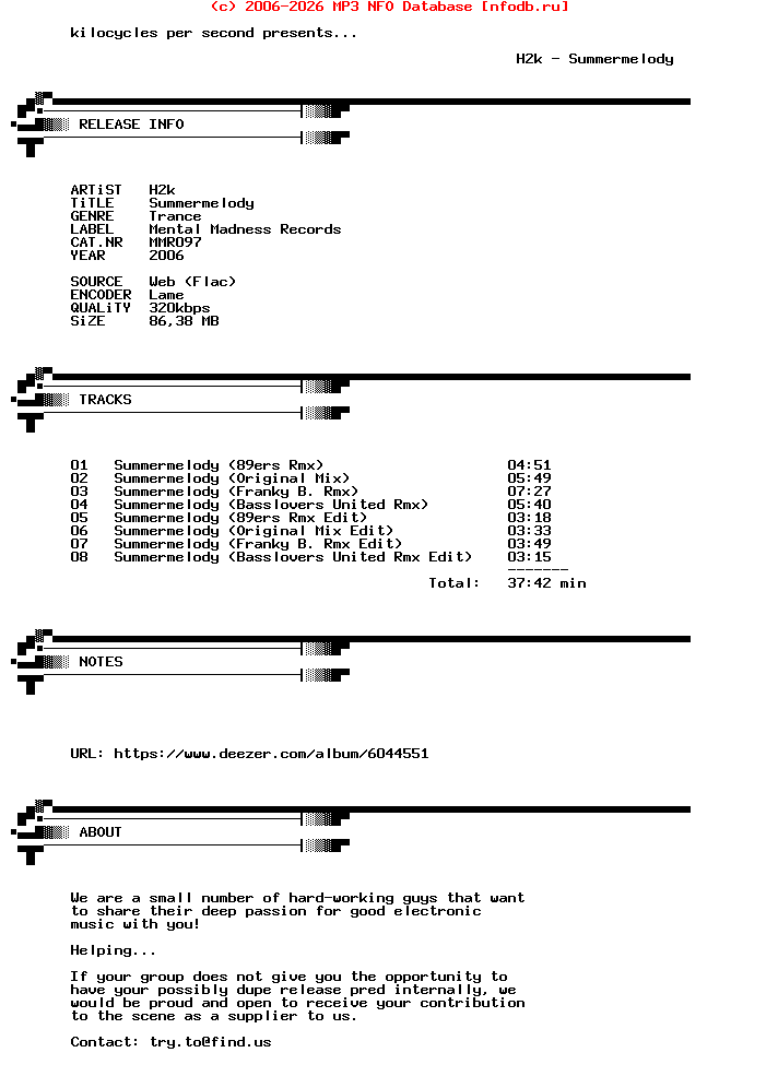 H2K--Summermelody-(MMR097)-WEB-2006-Kps_Int
