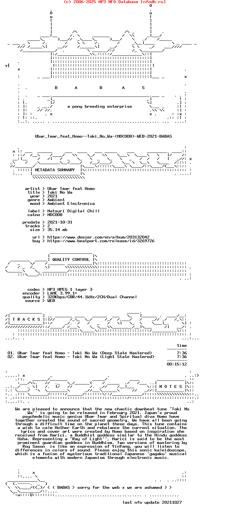 Ubar_Tmar_Feat_Momo--Toki_No_Wa-(MDC008)-WEB-2021-BABAS